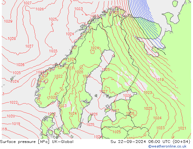 ciśnienie UK-Global nie. 22.09.2024 06 UTC