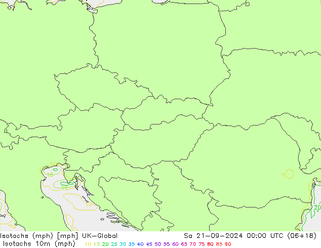 Eşrüzgar Hızları mph UK-Global Cts 21.09.2024 00 UTC