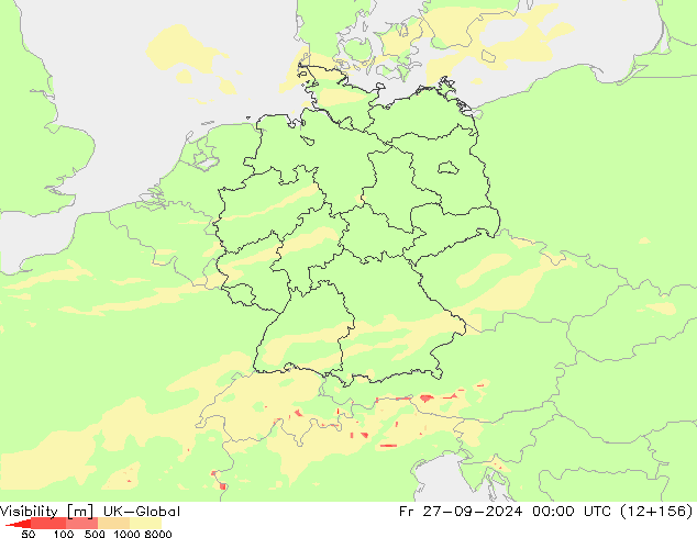 Sichtweite UK-Global Fr 27.09.2024 00 UTC