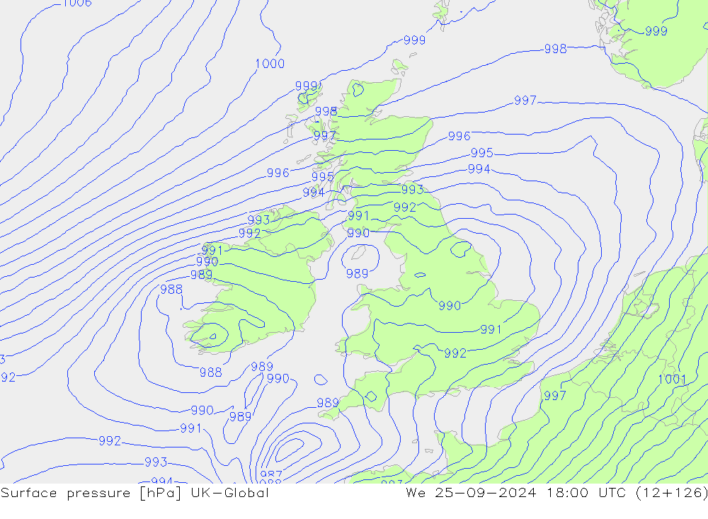 Bodendruck UK-Global Mi 25.09.2024 18 UTC