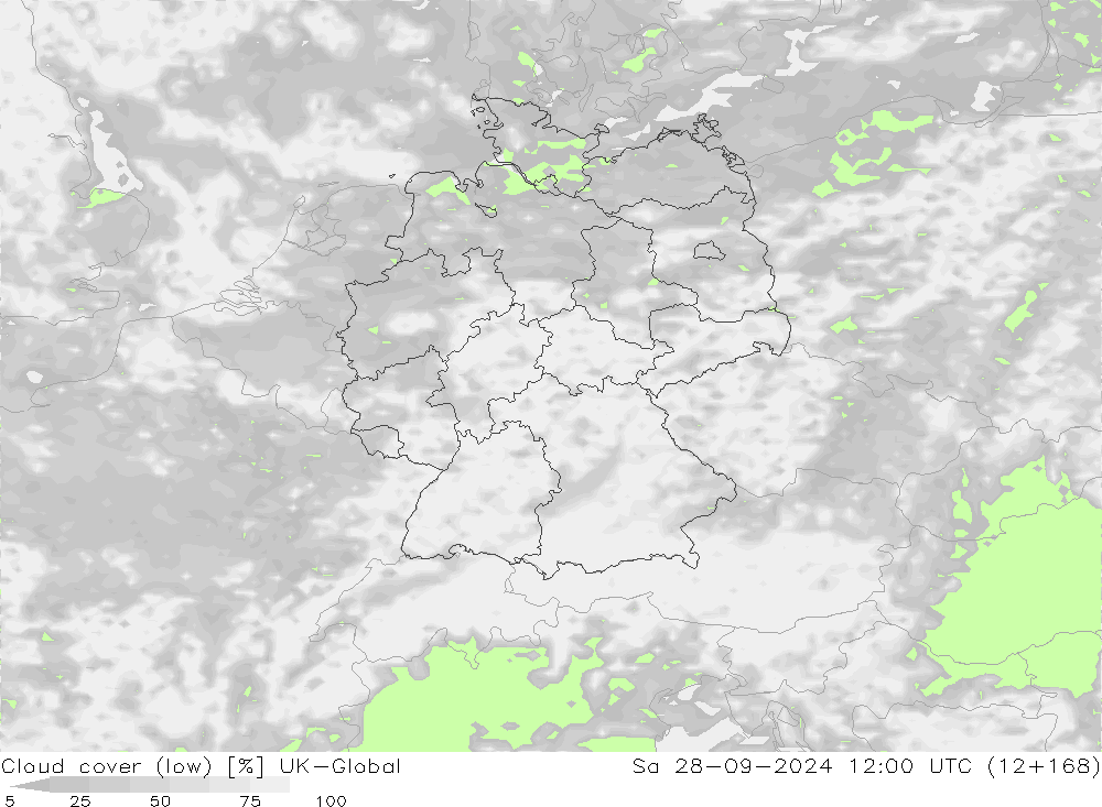 云 (低) UK-Global 星期六 28.09.2024 12 UTC