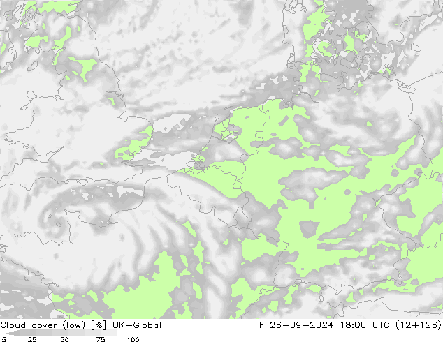 Bulutlar (düşük) UK-Global Per 26.09.2024 18 UTC