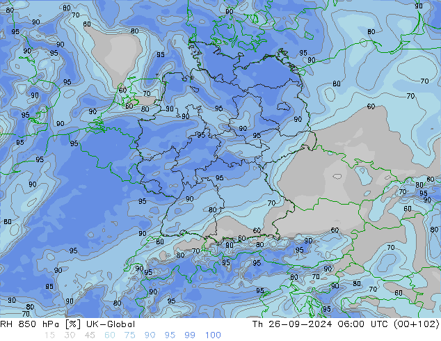 850 hPa Nispi Nem UK-Global Per 26.09.2024 06 UTC