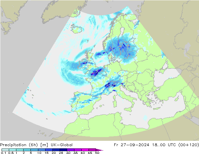 Nied. akkumuliert (6Std) UK-Global Fr 27.09.2024 00 UTC