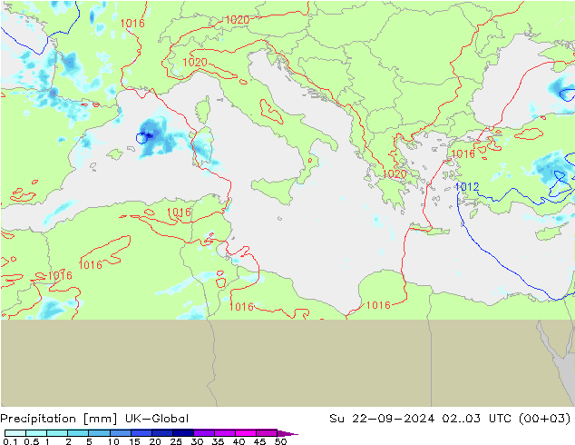 осадки UK-Global Вс 22.09.2024 03 UTC