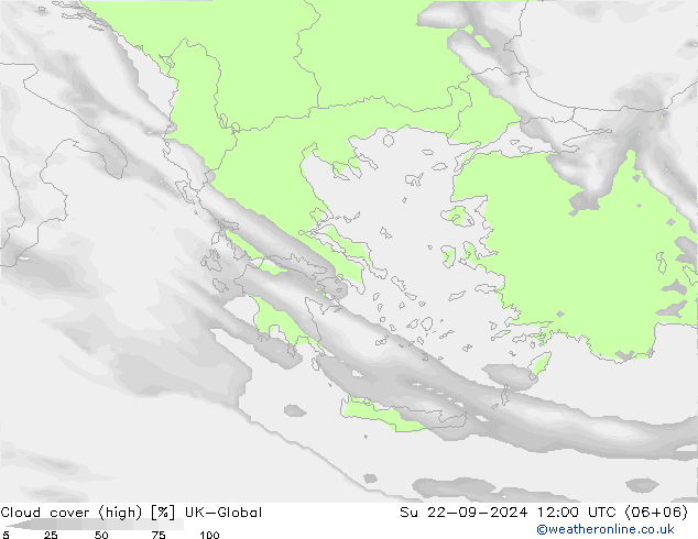 Wolken (hohe) UK-Global So 22.09.2024 12 UTC