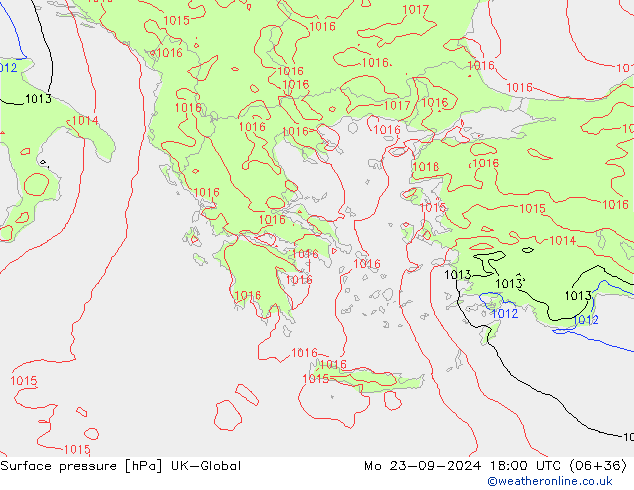 Yer basıncı UK-Global Pzt 23.09.2024 18 UTC