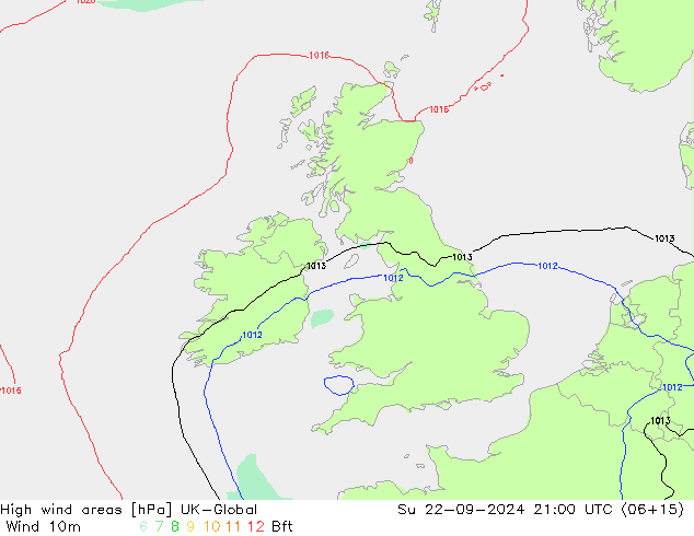 High wind areas UK-Global Вс 22.09.2024 21 UTC