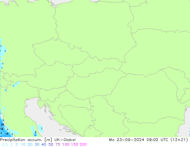 Precipitation accum. UK-Global Seg 23.09.2024 09 UTC