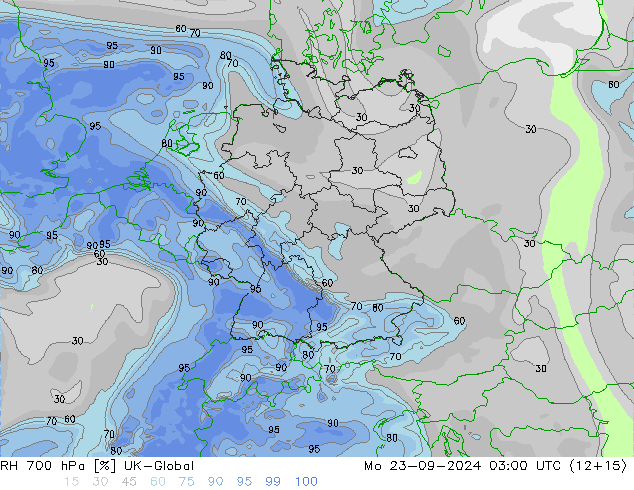 RV 700 hPa UK-Global ma 23.09.2024 03 UTC