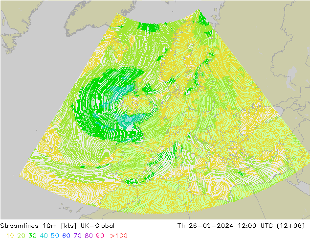 ветер 10m UK-Global чт 26.09.2024 12 UTC