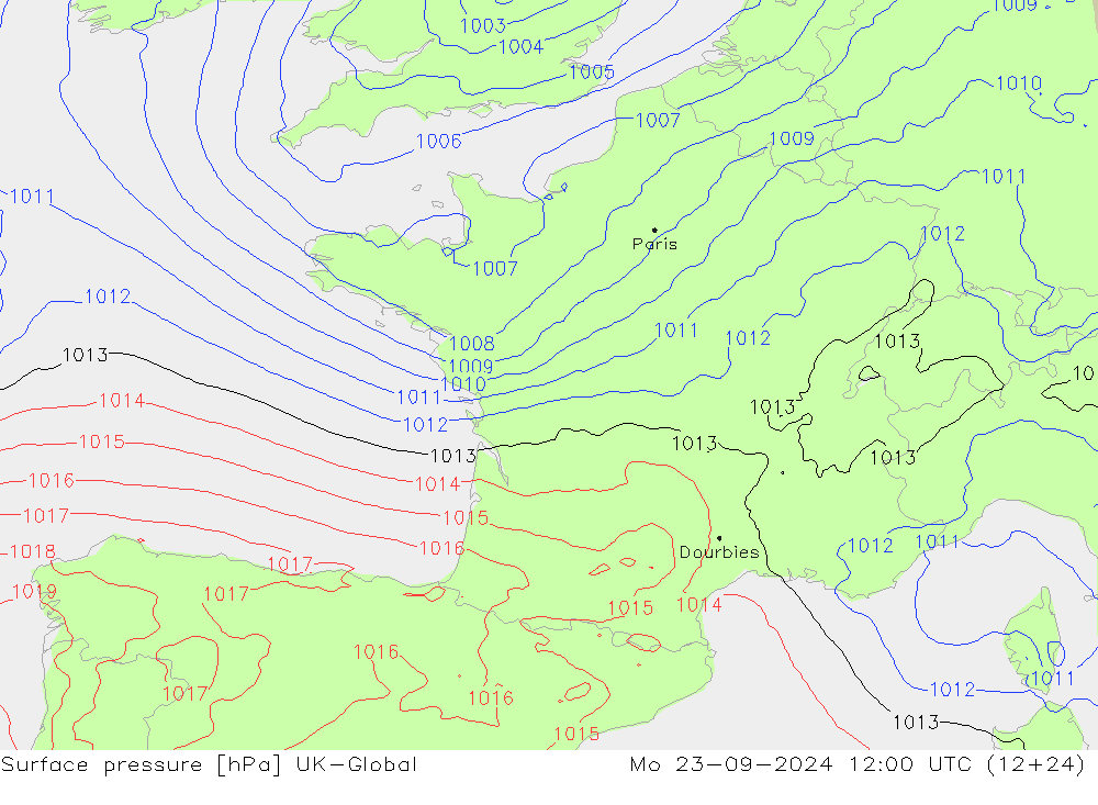 Bodendruck UK-Global Mo 23.09.2024 12 UTC