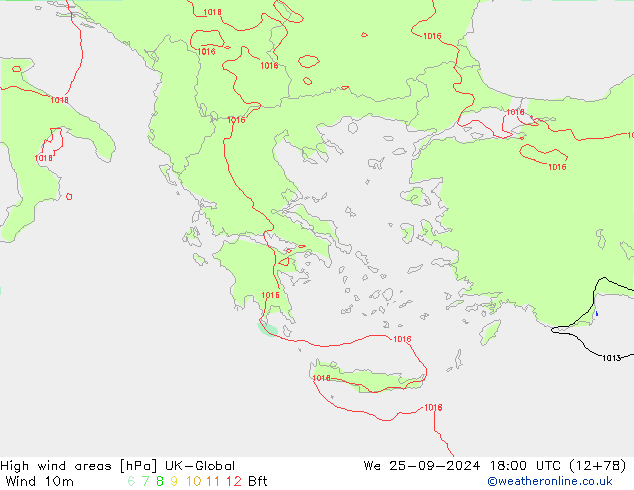 Windvelden UK-Global wo 25.09.2024 18 UTC