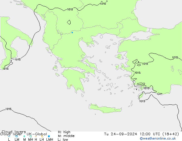 Cloud layer UK-Global mar 24.09.2024 12 UTC