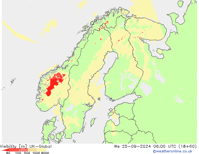 Visibilità UK-Global mer 25.09.2024 06 UTC