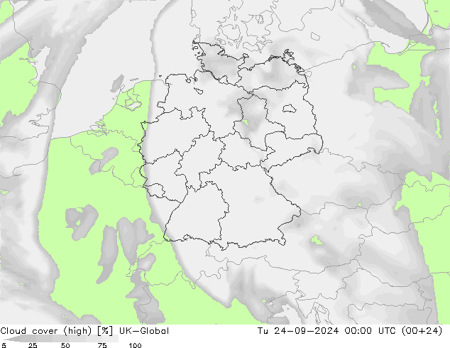 Bulutlar (yüksek) UK-Global Sa 24.09.2024 00 UTC