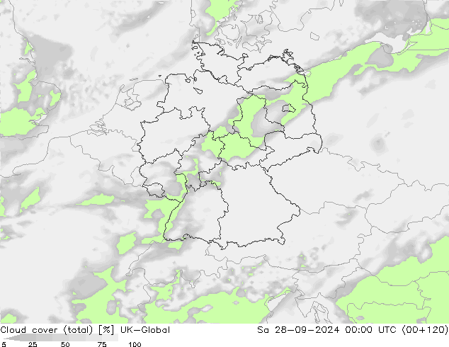 облака (сумма) UK-Global сб 28.09.2024 00 UTC