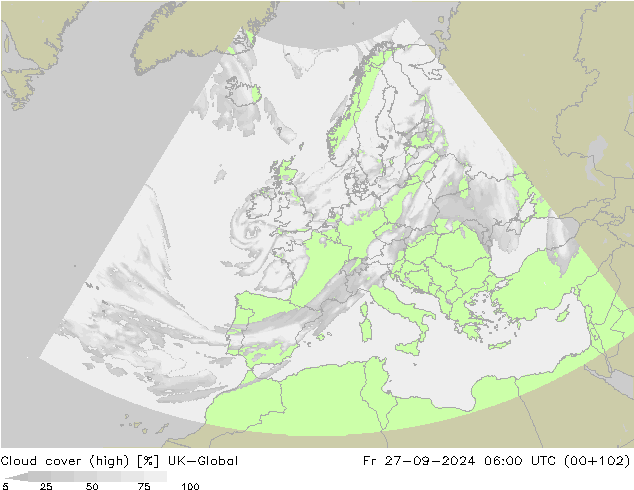 vysoký oblak UK-Global Pá 27.09.2024 06 UTC