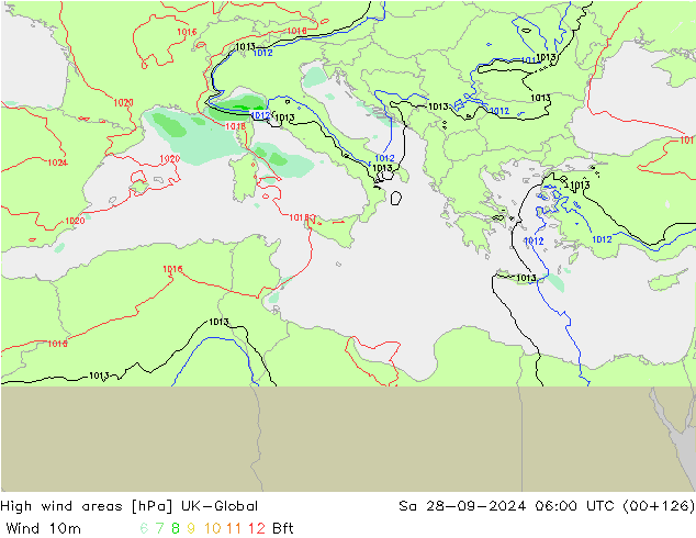 High wind areas UK-Global Sa 28.09.2024 06 UTC