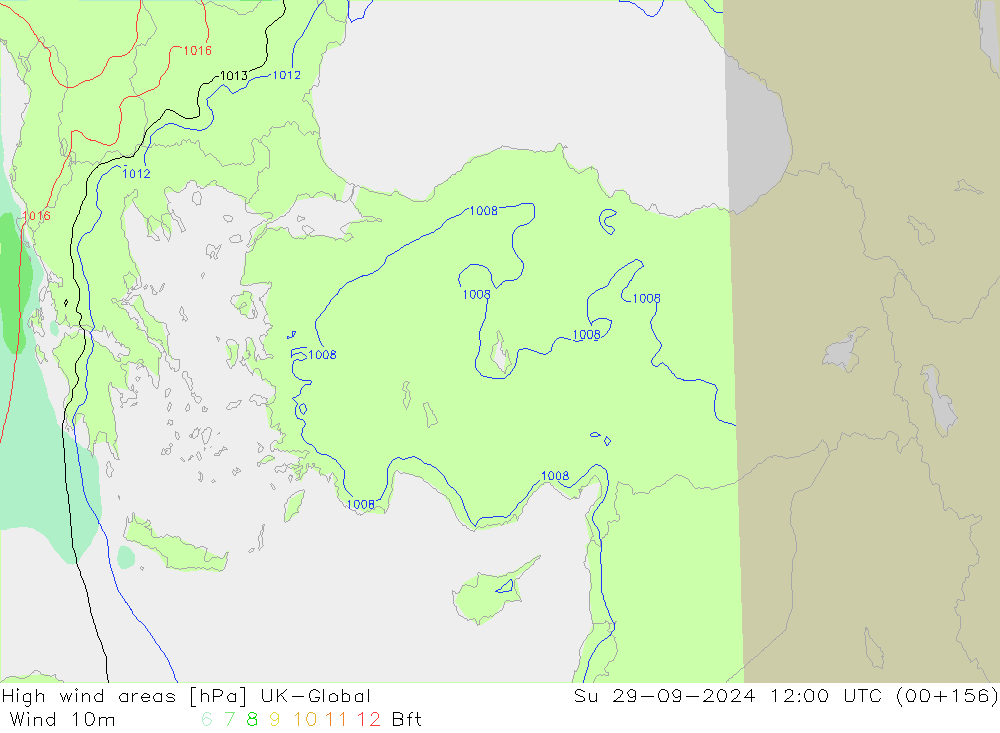 yüksek rüzgarlı alanlar UK-Global Paz 29.09.2024 12 UTC