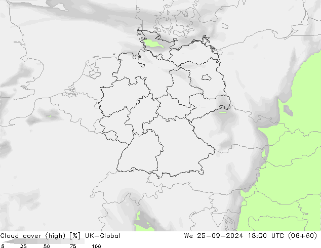 zachmurzenie (wysokie) UK-Global śro. 25.09.2024 18 UTC