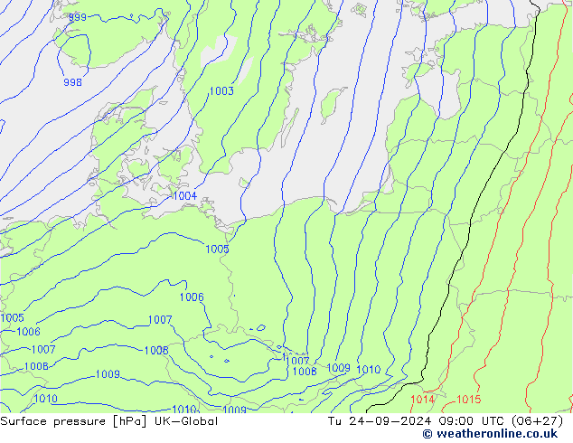 pressão do solo UK-Global Ter 24.09.2024 09 UTC