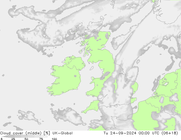 zachmurzenie (środk.) UK-Global wto. 24.09.2024 00 UTC
