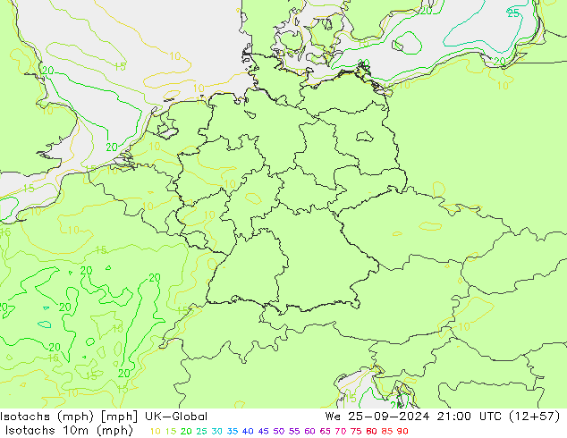 Isotaca (mph) UK-Global mié 25.09.2024 21 UTC