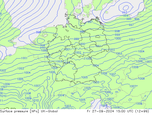 Bodendruck UK-Global Fr 27.09.2024 15 UTC