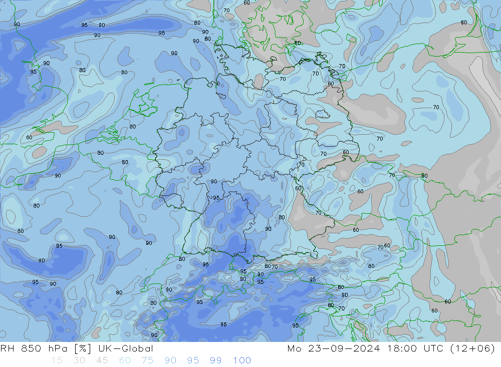 RV 850 hPa UK-Global ma 23.09.2024 18 UTC