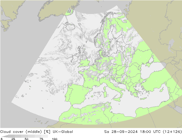 Cloud cover (middle) UK-Global Sa 28.09.2024 18 UTC