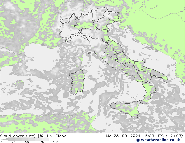 Nubes bajas UK-Global lun 23.09.2024 15 UTC