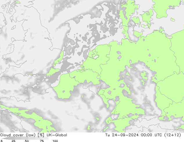 облака (низкий) UK-Global вт 24.09.2024 00 UTC