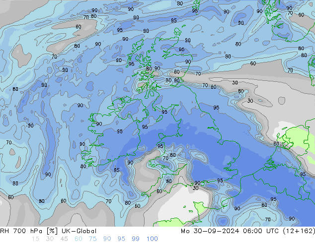 RV 700 hPa UK-Global ma 30.09.2024 06 UTC