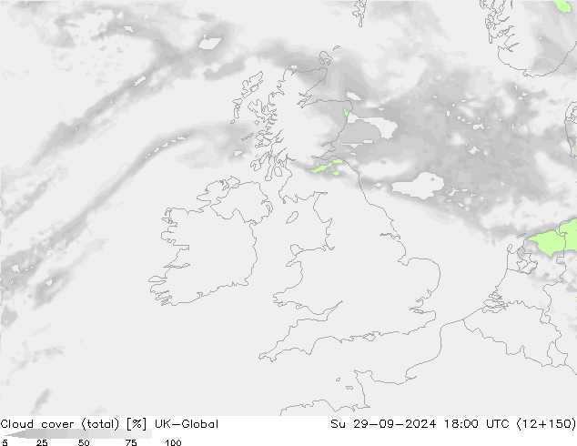 Wolken (gesamt) UK-Global So 29.09.2024 18 UTC