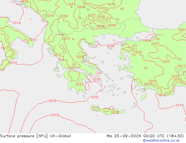 ciśnienie UK-Global śro. 25.09.2024 00 UTC