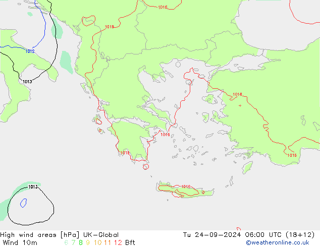 Windvelden UK-Global di 24.09.2024 06 UTC