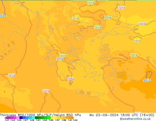 Thck 850-1000 hPa UK-Global Seg 23.09.2024 18 UTC