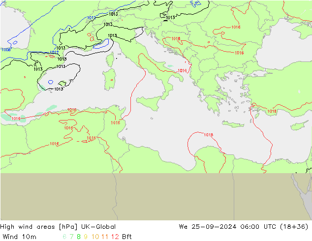 yüksek rüzgarlı alanlar UK-Global Çar 25.09.2024 06 UTC