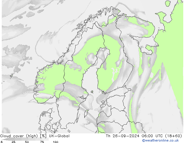 Wolken (hohe) UK-Global Do 26.09.2024 06 UTC