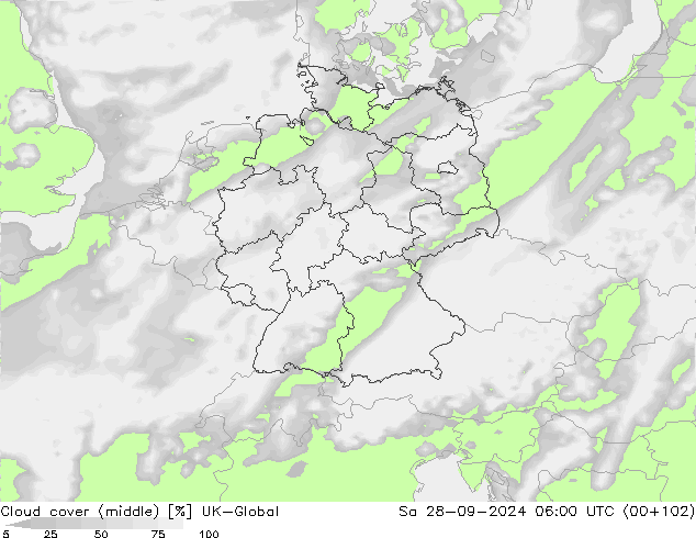 nuvens (médio) UK-Global Sáb 28.09.2024 06 UTC