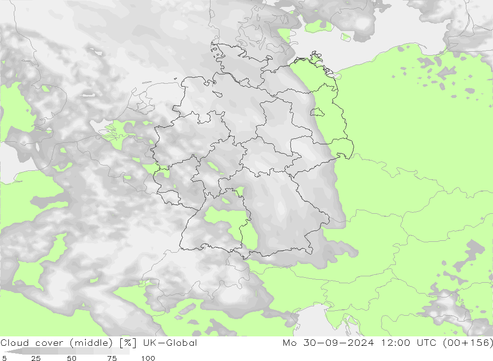 облака (средний) UK-Global пн 30.09.2024 12 UTC