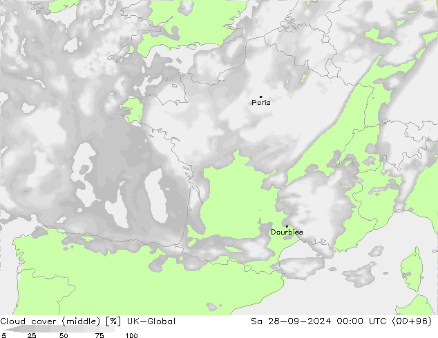 Wolken (mittel) UK-Global Sa 28.09.2024 00 UTC