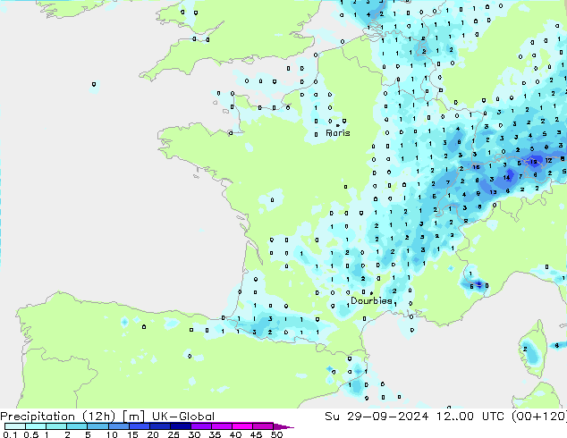 opad (12h) UK-Global nie. 29.09.2024 00 UTC