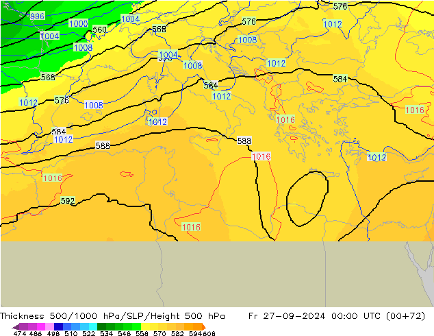 Thck 500-1000hPa UK-Global ven 27.09.2024 00 UTC