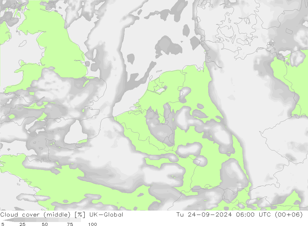 Wolken (mittel) UK-Global Di 24.09.2024 06 UTC