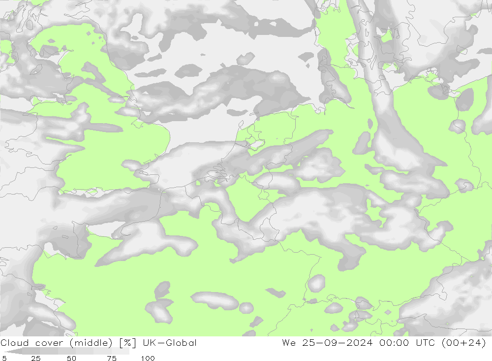 облака (средний) UK-Global ср 25.09.2024 00 UTC