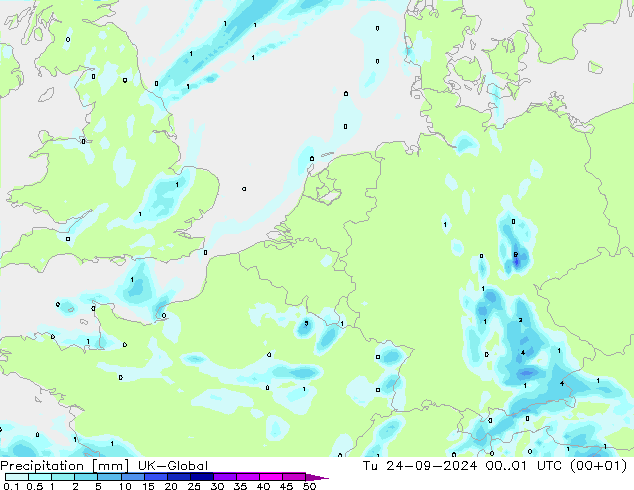 Yağış UK-Global Sa 24.09.2024 01 UTC