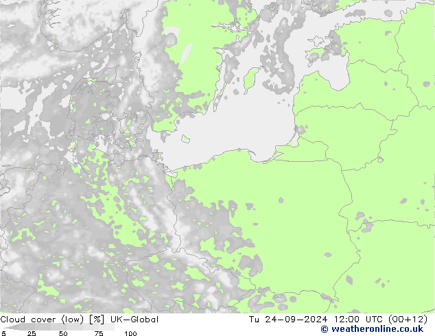 Bulutlar (düşük) UK-Global Sa 24.09.2024 12 UTC