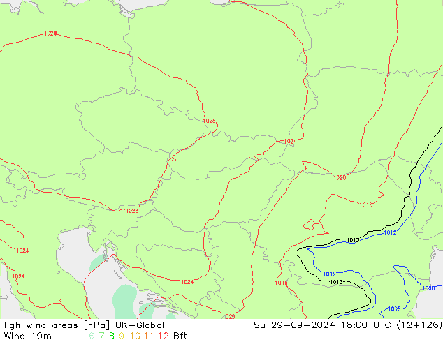 Windvelden UK-Global zo 29.09.2024 18 UTC